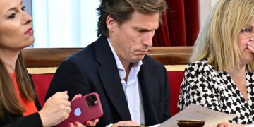 Otero durante un pasado pleno municipal / FOTO: Eulogio García