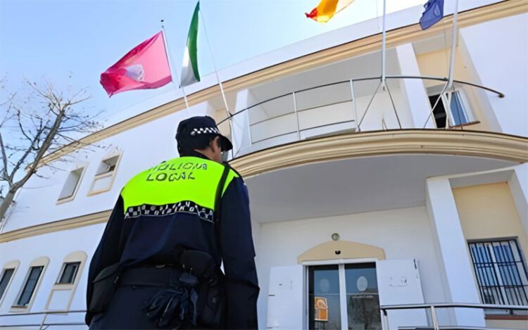 En la puerta de la Jefatura / FOTO: UGT