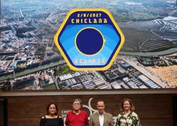 El Consistorio ha presentado ya un logo para anunciar el eclipse / FOTO: Ayto.