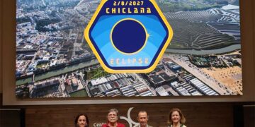 El Consistorio ha presentado ya un logo para anunciar el eclipse / FOTO: Ayto.