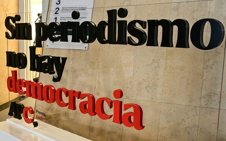 En el interior de la sede de la APC / FOTO: Eulogio García