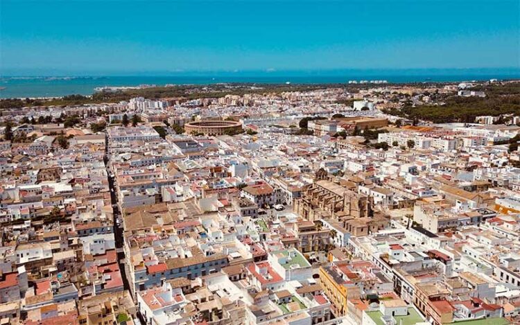 Vista aérea de parte de El Puerto / FOTO: Ayto.