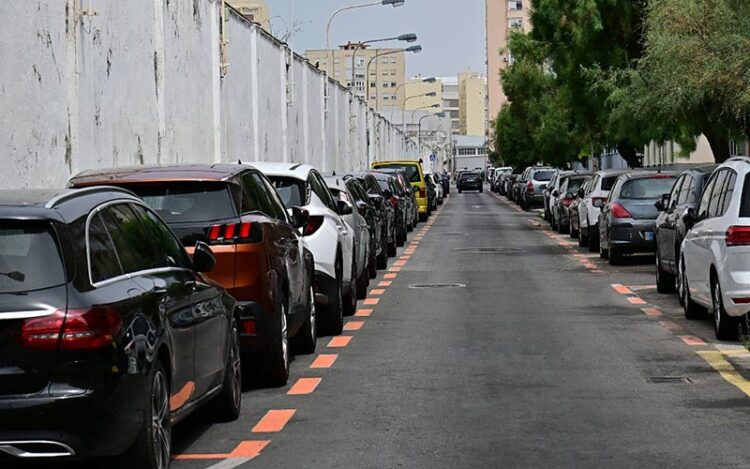 Zona naranja de verano a la altura del cementerio / FOTO: Eulogio García