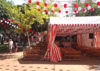 Casetas en el parque 'de los patos' años atrás / FOTO: DBC