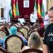 Un momento de la recepción a los menores en la Diputación / FOTO: Eulogio García