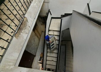 Detalle de las zonas comunes de la finca / FOTO: Eulogio García