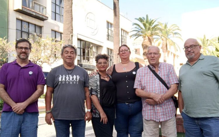 Liberato junto al resto del Consejo de Coordinación Provincial / FOTO: Podemos