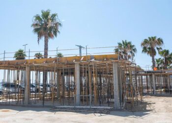 Avanza la estructura del futuro edificio del complejo Puntales-La Paz / FOTO: Ayto.