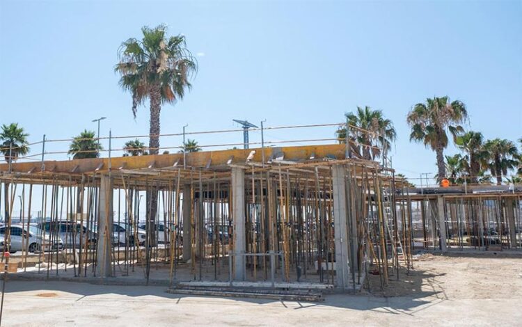 Avanza la estructura del futuro edificio del complejo Puntales-La Paz / FOTO: Ayto.