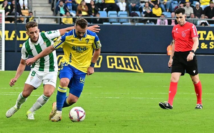 Visita del Córdoba al Nuevo Mirandilla de la última liga / FOTO: Eulogio García