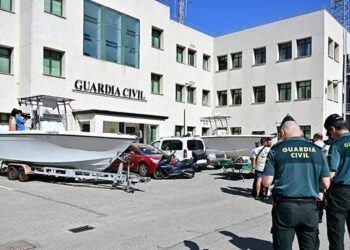 Ofreciendo detalles de la operación en la Comandancia de Cádiz / FOTO: Eulogio García