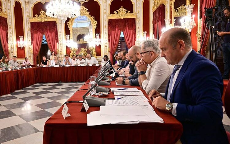 Ortiz, en un pasado pleno provincial / FOTO: Eulogio García