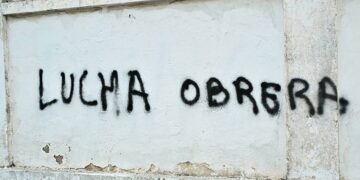 Pintada en la tapia de astilleros / FOTO: Eulogio García