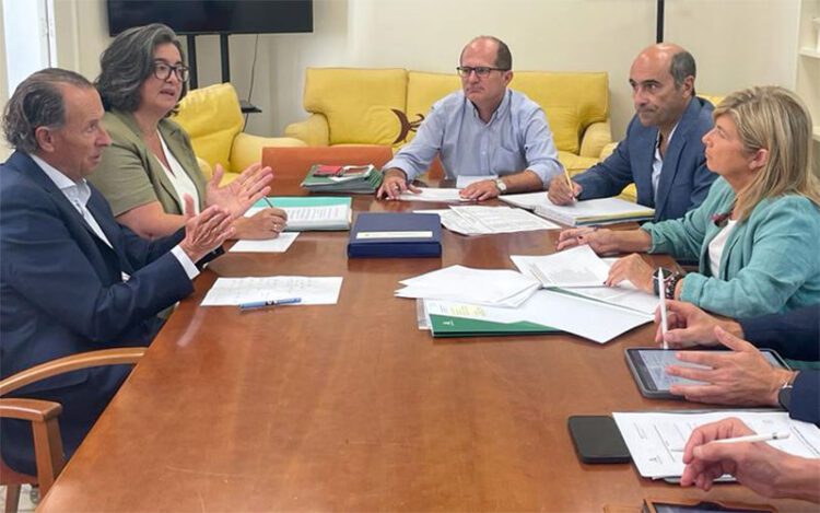 Cara a cara entre Román y Paredes en 2023 / FOTO: Junta