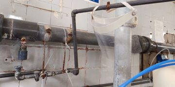 Detalle del entramado de tuberías internas / FOTO: CCOO