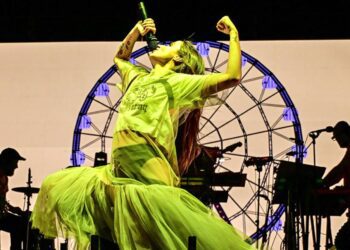 Un momento del espectáculo de Zahara / FOTO: Eulogio García