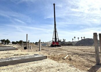 Trabajando ya en los cimientos del edificio / FOTO: Ayto.