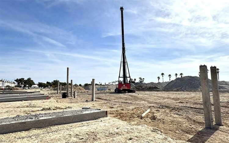 Trabajando ya en los cimientos del edificio / FOTO: Ayto.