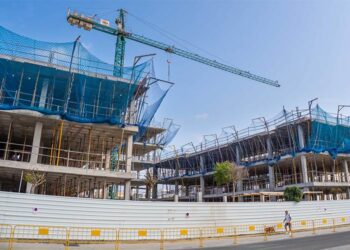 Obras de las viviendas públicas para alquiler también en Ronda del Estero / FOTO: Ayto.