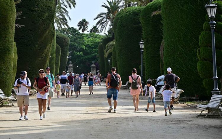 Paseo matinal por el Parque Genovés / FOTO: Eulogio García