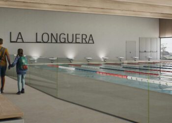 Recreación virtual de la futurible piscina