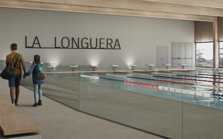 Recreación virtual de la futurible piscina