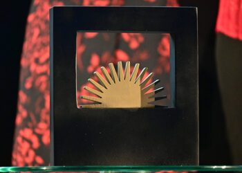 Estatuilla entregada a los premiados en el último festival / FOTO: Eulogio García