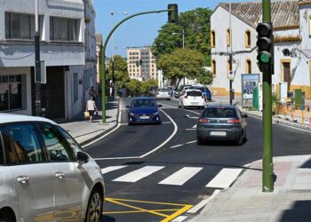 Tramo de la Ronda de Muleros mejorada y ya reabierto / FOTO: Ayto.