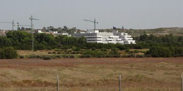 Suelos de Vega de los Pérez con El Madrugador al fondo / FOTO: Ecologistas en Acción