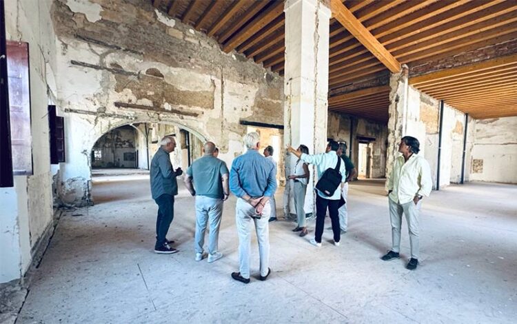 Visita a este BIC sometido a obras de consolidación años atrás / FOTO: Ayto.