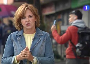 Ariza, en una reciente pieza en el Telediario / FOTO: RTVE