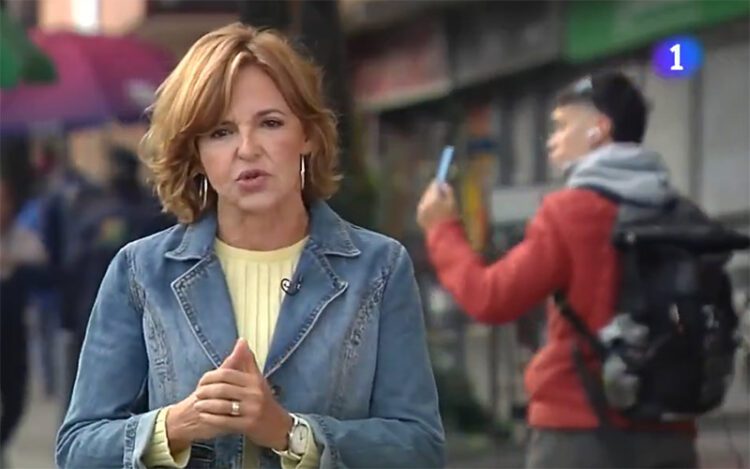 Ariza, en una reciente pieza en el Telediario / FOTO: RTVE