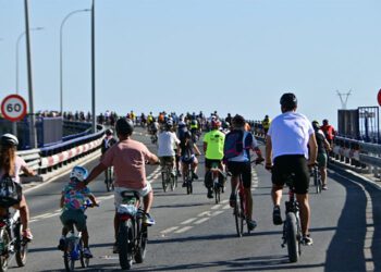Un momento de la marcha ciclista de 2024 / FOTO: Eulogio García