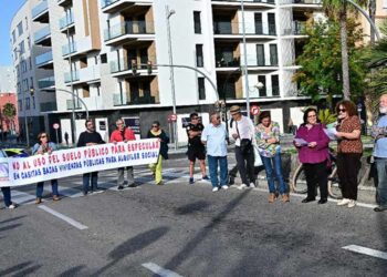 Concentrados meses atrás junto a Casitas Bajas  / FOTO: Eulogio García