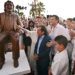 Un momento del concurrido acto de descubrimiento de la escultura / FOTO: Eulogio García