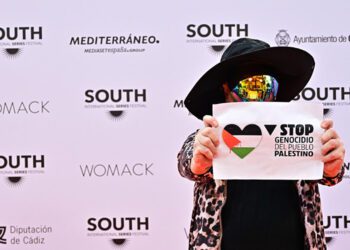 Palestina presente en la alfombra roja inaugural / FOTO: Eulogio García