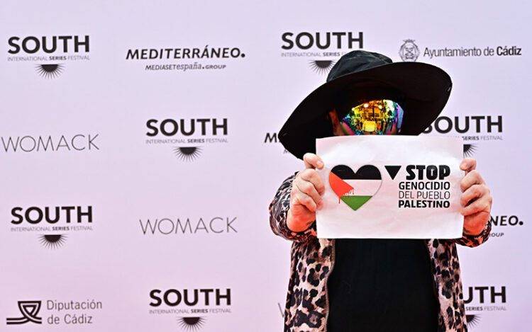 Palestina presente en la alfombra roja inaugural / FOTO: Eulogio García