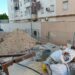Restos de la obra y escombros en la zona / FOTO: PSOE