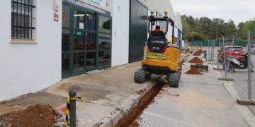 Un día de obras, semanas atrás / FOTO: Ayto.