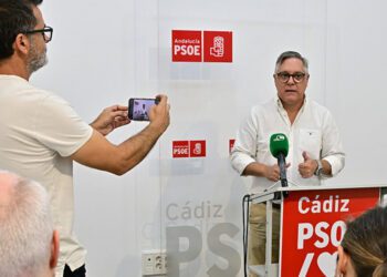 Torres en rueda de prensa en la Casa del Pueblo / FOTO: Eulogio García