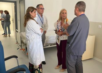 Comprobando el resultado de las obras / FOTO: Junta