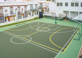 Imagen espectacular de uno de los colegios ya beneficiados del plan / FOTO: Ayto.