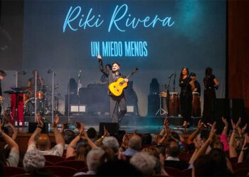 Riki Rivera actuando el pasado mayo en el teatro isleño / FOTO: Ayto.