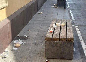 Un rincón del centro de El Puerto ya por la mañana / FOTO: PSOE