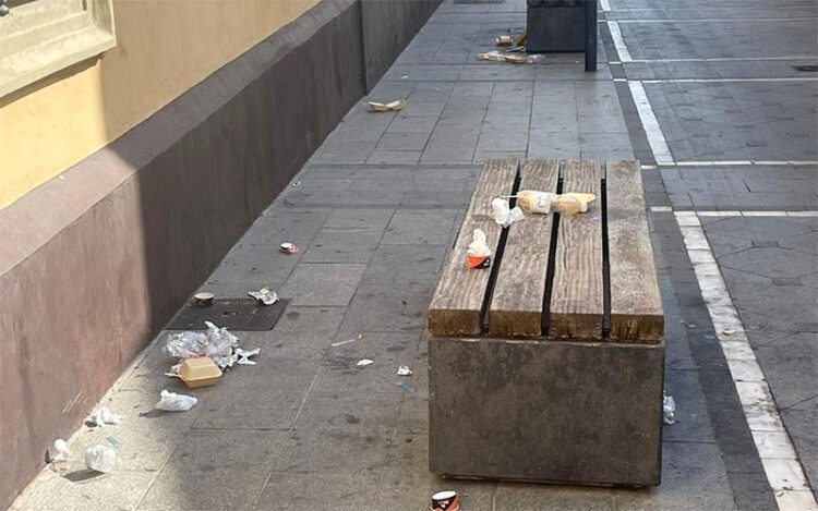 Un rincón del centro de El Puerto ya por la mañana / FOTO: PSOE