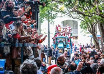 En pleno carrusel de coros / FOTO: Eulogio García