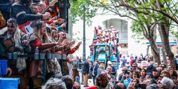 En pleno carrusel de coros / FOTO: Eulogio García