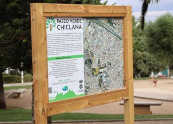 Cartelería del flamante Paseo Verde / FOTO: Ayto.