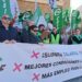 Delegados sindicales frente a la Subdelegación a finales de 2024 / FOTO: CSIF