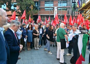 Un momento de la concentración / FOTO: Eulogio García